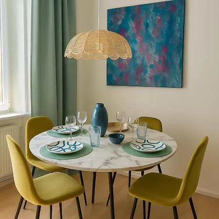 Apartment Design Mit Parkplatz - 15 Min Flughafen