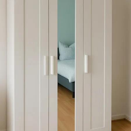 Design Mit Parkplatz - 15 Min Flughafen 아파트